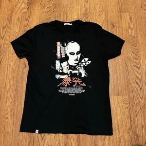 Charles Jeffrey Loverboy Black short sleeve graphic shirt size large